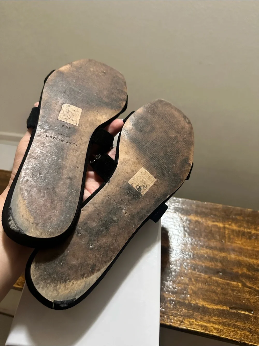 Kurt GeigerOctavia Suede Jeweled Slide Sandals